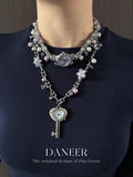 The Key Hour — Watch Choker & Heart Key Pendant Set