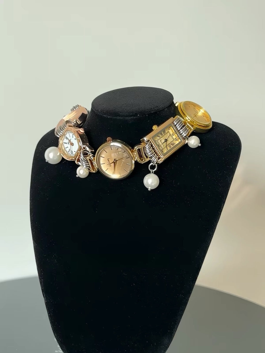 The Sacred Hour — Multi-Watch Choker & Layered Charm Chains