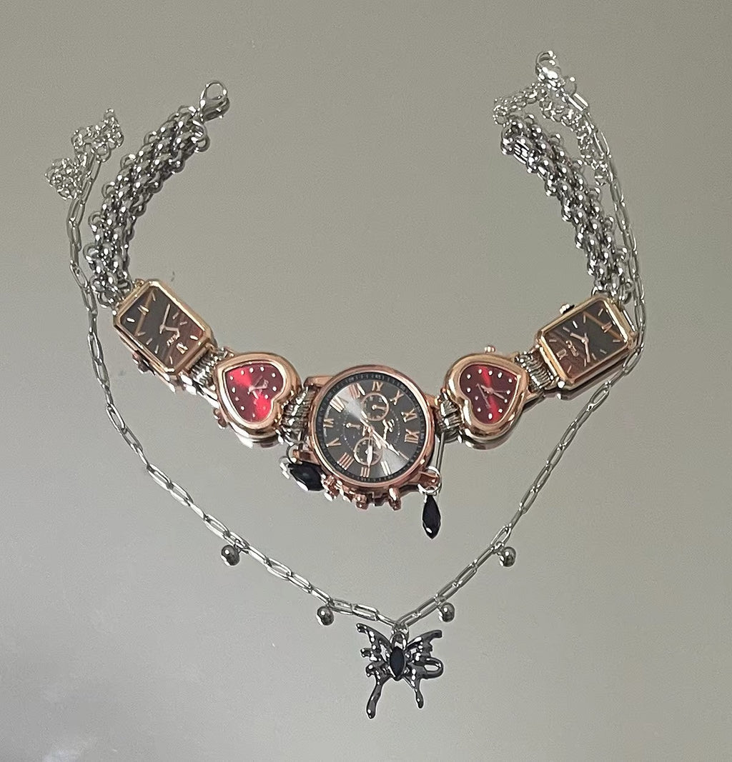The Remade Hour — Watch Face Choker & Charm Chain